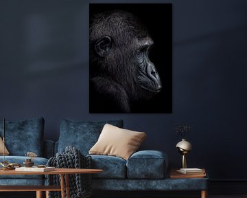 The Young Gorilla Boy van Ron Meijer Photo-Art