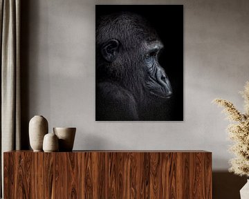 The Young Gorilla Boy van Ron Meijer Photo-Art