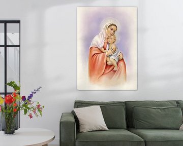 Mary and Jesus by Patrick Hoenderkamp