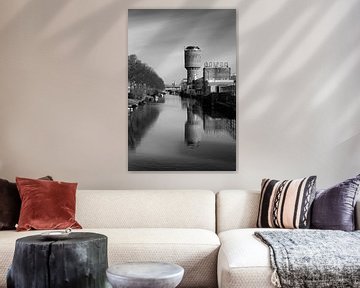 Watertoren aan het Heuveloord in Utrecht (kleur,  zwartwit) van De Utrechtse Grachten
