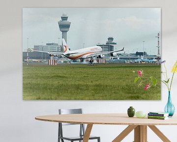 Surinam Airways Airbus A340 landing on Schiphol Airport by Wim Stolwerk