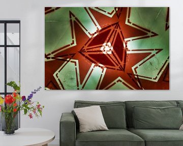 Russian red Star Mash-up 1 by Ernst van Voorst