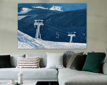 Winter with snow in the Giant Mountains by Rico Ködder