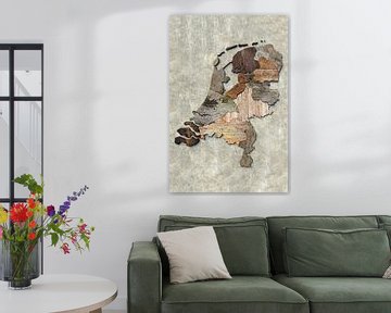 Schrottholzkarte der Niederlande