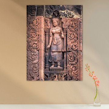 Devata in Banteay Srei temple, Cambodia