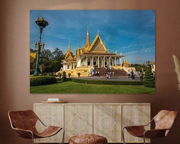 Koninklijk paleis, Phnom Penh, Cambodja van Rietje Bulthuis