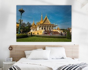 Koninklijk paleis, Phnom Penh, Cambodja van Rietje Bulthuis