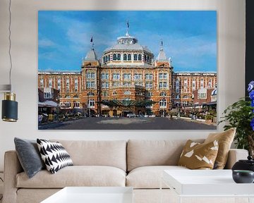 Das Kurhaus in Scheveningen (digitale Malerei) von Art by Jeronimo