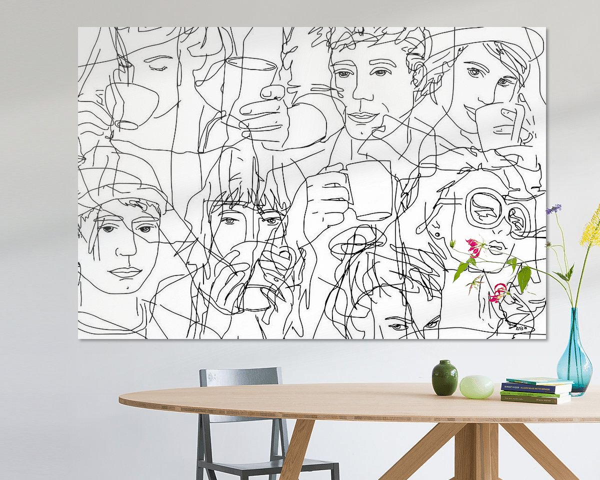 Example of the artwork in a room