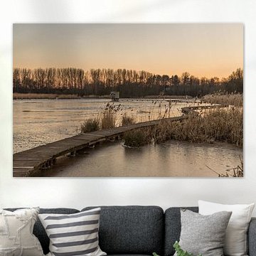 sunset at the park "Het Vinne"