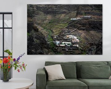 Mountain village in Africa sur Robert Beekelaar