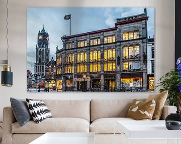 De Centrale Bibliotheek en de prachtige Domtoren in Utrecht