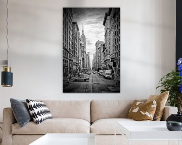 NEW YORK CITY 5th Avenue | Monochrome by Melanie Viola