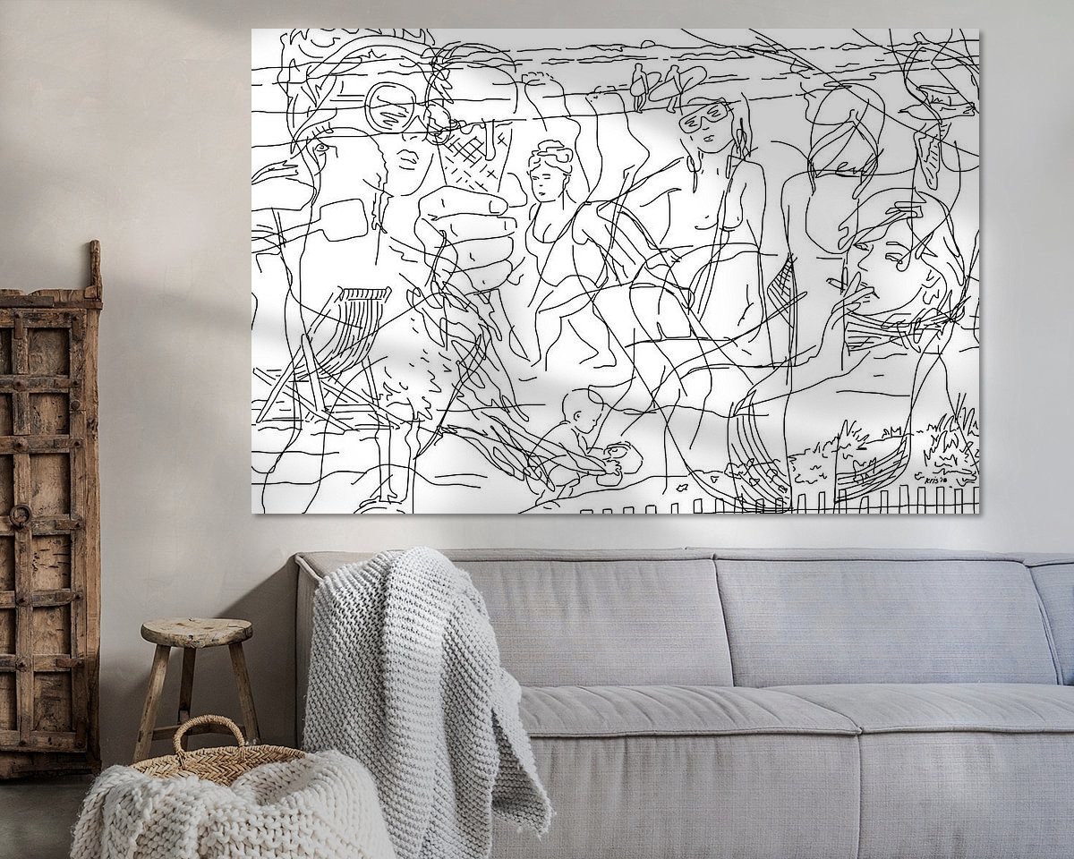 Example of the artwork in a room