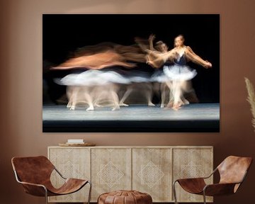 Abstracte ballerina danseres van Atelier Liesjes
