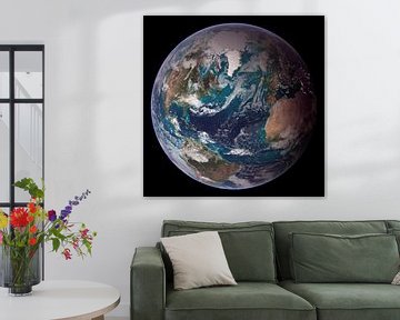 Photo of NASA's Earth With Europe, Africa and the Americas by Atelier Liesjes
