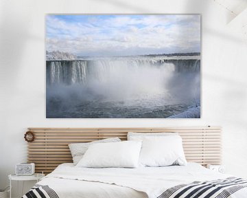 Niagara Watervallen in de winter van Anne Mulder