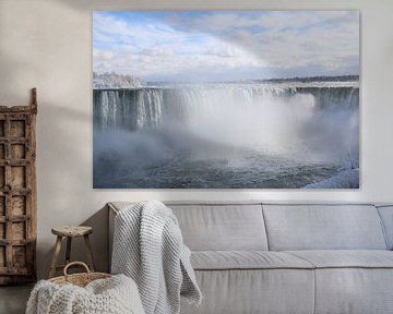 Niagara Watervallen in de winter van Anne Mulder