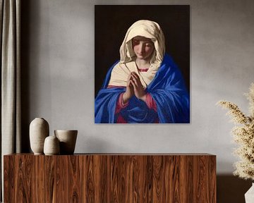 Die Jungfrau Maria - Giovanni Battista Salvi da Sassoferrato