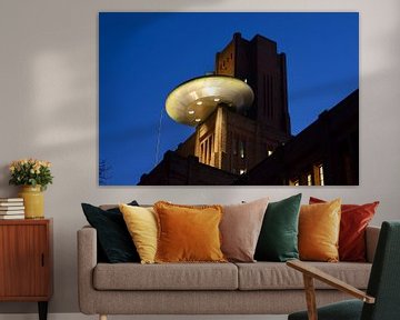 De Inktpot met de UFO in Utrecht van Donker Utrecht