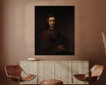 Mann mit einem Vergrößerungsglas, Rembrandt