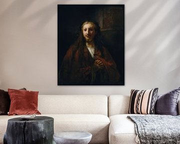 Christus met een Personeel, volger van Rembrandt