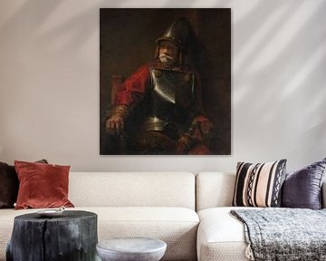 Man in Armor (Mars?), De stijl van Rembrandt