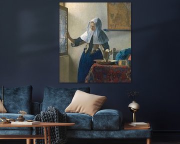 Jonge vrouw met een waterkan, Johannes Vermeer