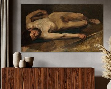 Male Nude, Edgar Degas