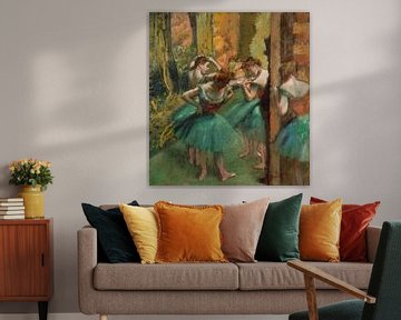 Dansers, Roze en Groen, Edgar Degas