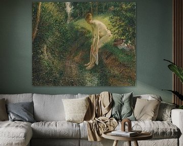 Badende im Wald, Camille Pissarro