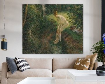 Zwemmer in the Woods, Camille Pissarro