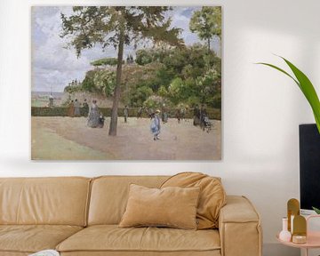 De Openbare Tuin in Pontoise, Camille Pissarro