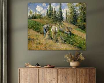 De oogst, Pontoise (La Récolte, Pontoise), Camille Pissarro