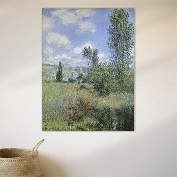 Ansicht von Vétheuil, Claude Monet