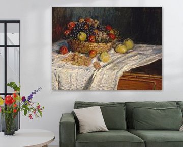Appels en druiven, Claude Monet