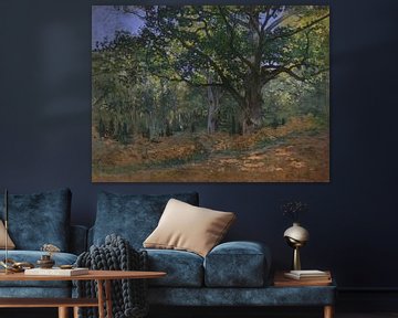 De Bodmer Eik, het bos van Fontainebleau, Claude Monet