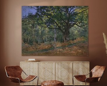 De Bodmer Eik, het bos van Fontainebleau, Claude Monet