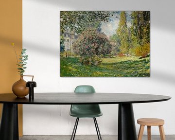 Landschaft: Der Parc Monceau, Claude Monet