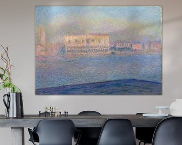 Het Dogenpaleis Gezien vanuit San Giorgio Maggiore, Claude Monet