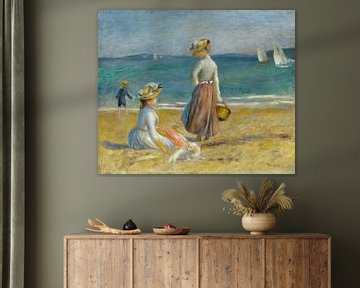 Die Zahlen auf dem Strand, Auguste Renoir