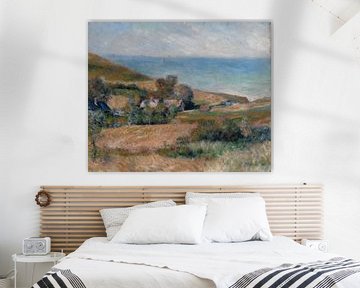 Mit Blick auf das Seeküste nahe Wargemont in Normandie, Auguste Renoir