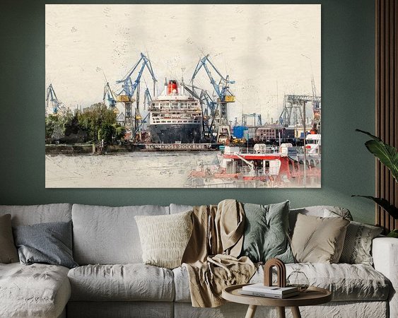 Example of the artwork in a room