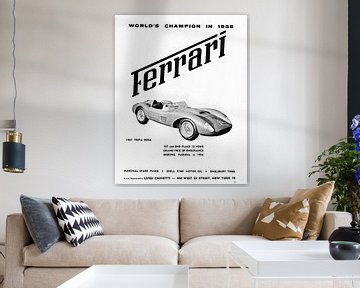 1957 Ferrari Testa Rossa Werbung