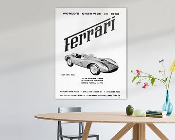 1957 Ferrari Testa Rossa advertisement by Atelier Liesjes