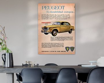 Peugeot 403 Werbung von Atelier Liesjes