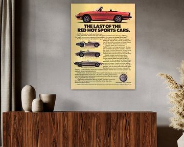 1985 Alfa Romeo Spider Veloce Advertisement by Atelier Liesjes
