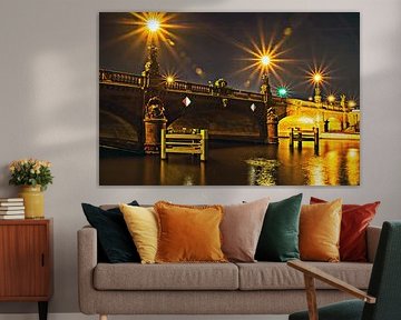 The Moltke Bridge on the Spree in Berlin by Silva Wischeropp