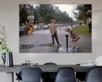 Vintage foto 1968 Amsterdam van Jaap Ros