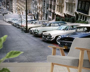 Vintage foto San Francisco Retro  van Jaap Ros